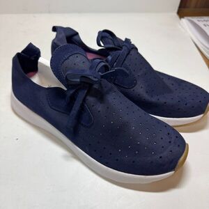 Sugar Womens 9 M Navy Blue Lace Up Breathable Casual Sneakers DISPLAY FH0